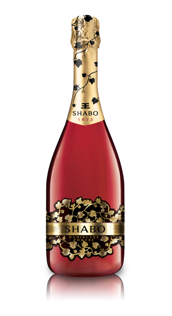 Игристое резервуарное вино Шабо Полусухое розовое